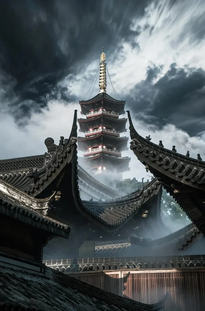 东方玄幻CG场景优化 修图后